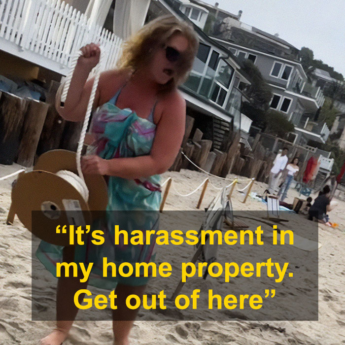 “Karen Of The Week” Sparks Outrage After Claiming Public Beach As Private Property “Karen Of The Week” Sparks Outrage After Claiming Public Beach As Private Property