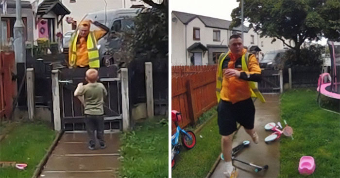 Amazon Driver Saves Woman After Her “Brave” Toddler Son Asks For Help