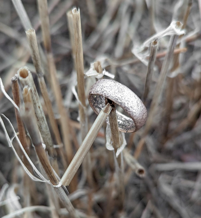 I Got Lucky And Found A Golden Ring. It Has Been On The Ground For A Long Time, But Now I Wear It