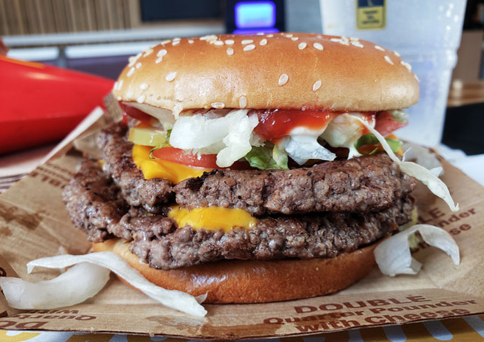 I Had A McDonald's Burger That Looked Almost Like The Advertised Image