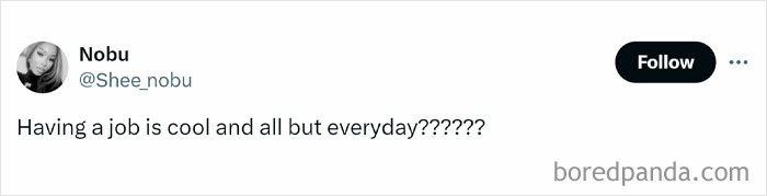 Job meme questioning the daily grind, highlighting relatable feelings about work routines.