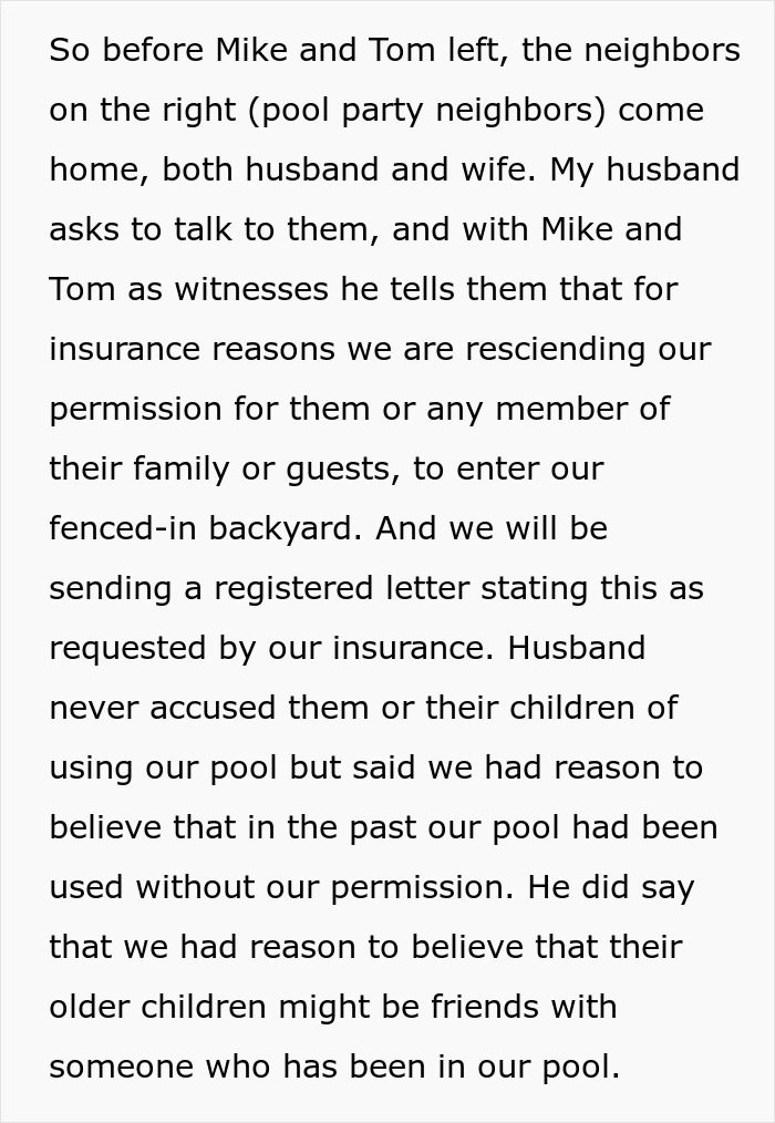 Woman Stayed Home For 4th Of July, Found Out Neighbors Would Use Her Pool While She Was Away Woman Stayed Home For 4th Of July, Found Out Neighbors Would Use Her Pool While She Was Away