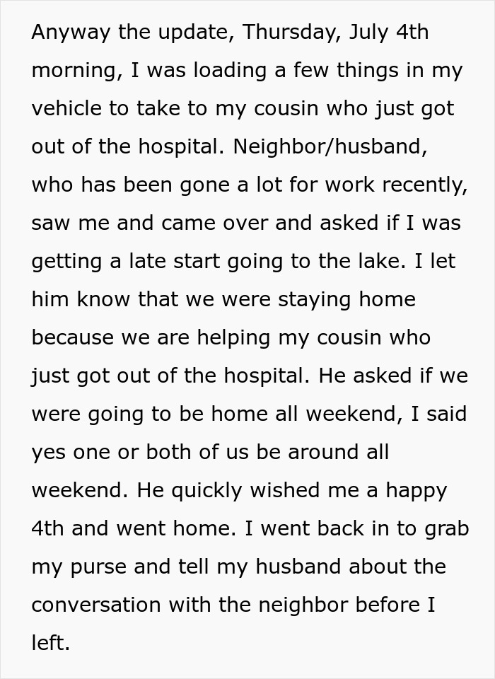 Woman Stayed Home For 4th Of July, Found Out Neighbors Would Use Her Pool While She Was Away Woman Stayed Home For 4th Of July, Found Out Neighbors Would Use Her Pool While She Was Away