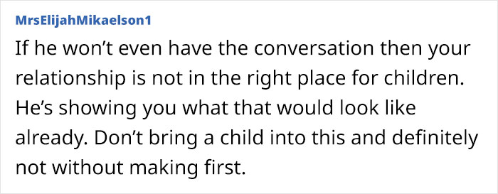 Woman Totally Unsure About Starting A Family With Partner After His Questionable Decision Woman Totally Unsure About Starting A Family With Partner After His Questionable Decision