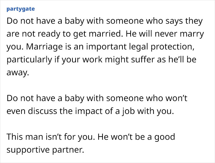 Woman Totally Unsure About Starting A Family With Partner After His Questionable Decision Woman Totally Unsure About Starting A Family With Partner After His Questionable Decision