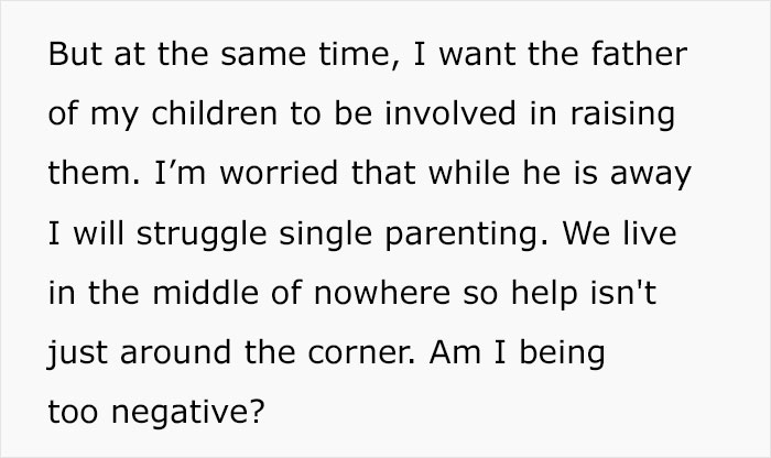 Woman Totally Unsure About Starting A Family With Partner After His Questionable Decision Woman Totally Unsure About Starting A Family With Partner After His Questionable Decision