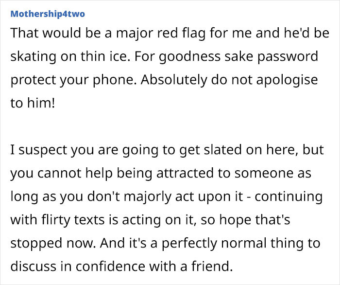 Man Goes Through Partner’s Phone To Find Messages He Didn’t See Coming, Sparks A Discussion Man Goes Through Partner’s Phone To Find Messages He Didn’t See Coming, Sparks A Discussion