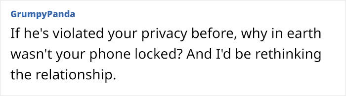 Man Goes Through Partner’s Phone To Find Messages He Didn’t See Coming, Sparks A Discussion Man Goes Through Partner’s Phone To Find Messages He Didn’t See Coming, Sparks A Discussion