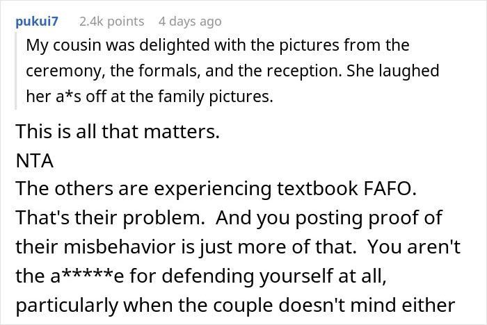 Rude Wedding Guests Complain About Terrible Pics Of Them, Get Shown Exactly Why That Happened