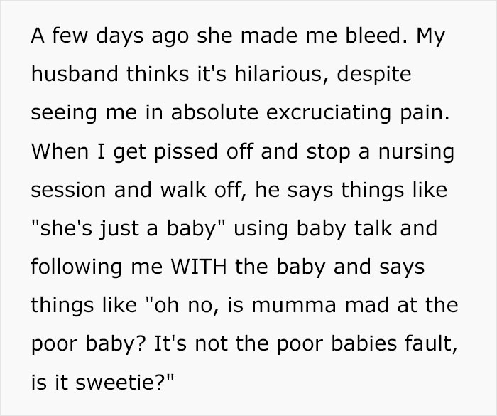 Nursing Mother Snaps After Husband Keeps Laughing At Her Pain, Pinches His Nipple Extremely Hard