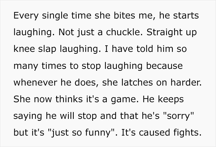 Nursing Mother Snaps After Husband Keeps Laughing At Her Pain, Pinches His Nipple Extremely Hard