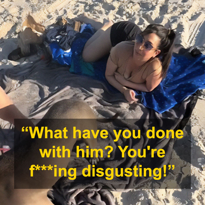“I’m His Nine-Months-Pregnant Wife”: Woman Confronts Husband And Mistress At The Beach “I’m His Nine-Months-Pregnant Wife”: Woman Confronts Husband And Mistress At The Beach