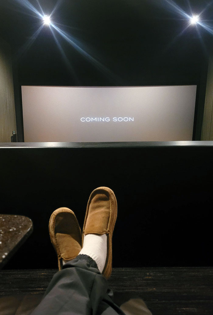 Mi vista en el cine anoche