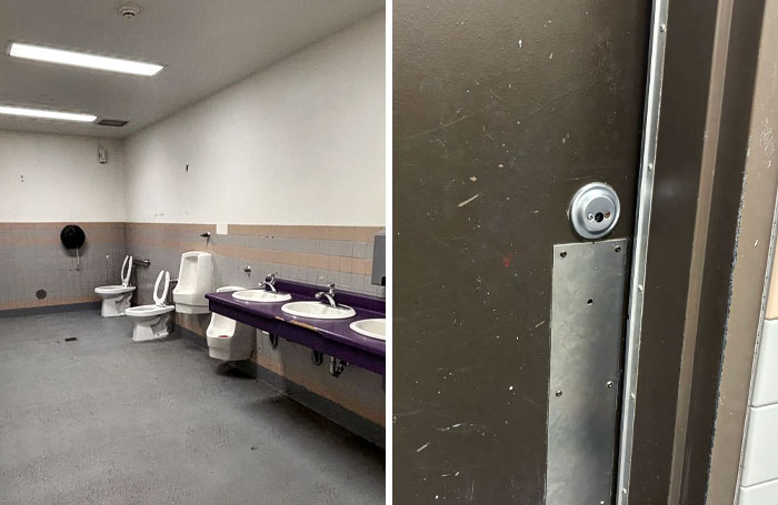 El único baño sin llave en mi escuela