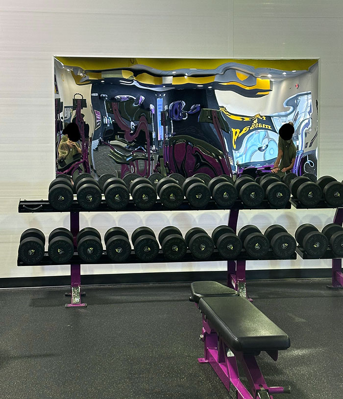 They Put Circus Mirrors In My Local Gym