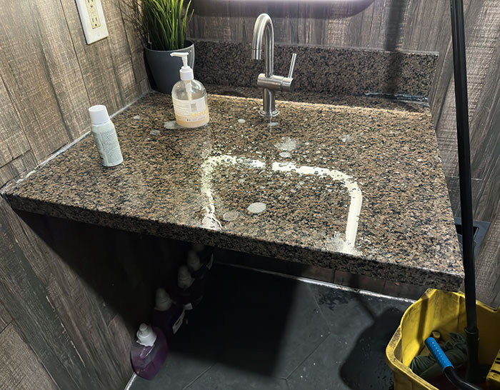 This Was The "Sink" In A Restaurant