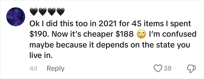 Guy Goes Viral After Comparing Same Products That He Bought In 2022 And Seeing That Price Tripled