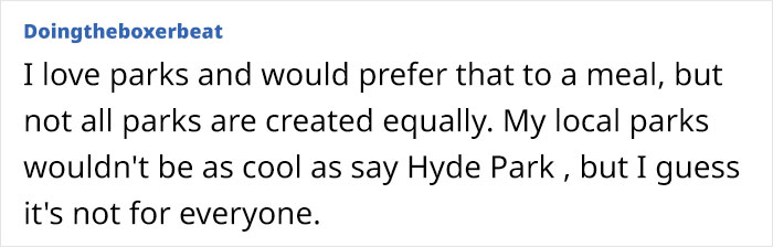 Woman Upset When Guy Asks Her To Sit In The Park For Second Date, Sparks Online Discussion Woman Upset When Guy Asks Her To Sit In The Park For Second Date, Sparks Online Discussion