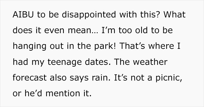 Woman Upset When Guy Asks Her To Sit In The Park For Second Date, Sparks Online Discussion Woman Upset When Guy Asks Her To Sit In The Park For Second Date, Sparks Online Discussion
