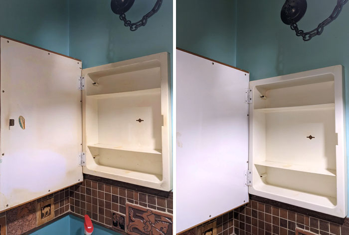 Before And After, Getting Started On Restoring My First Home. Horrible Smoke Damage To Everything. Magic Erasers Saves The Day