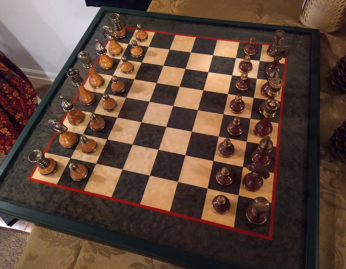 Removing Cigarette Residue From Chessboard And Pieces