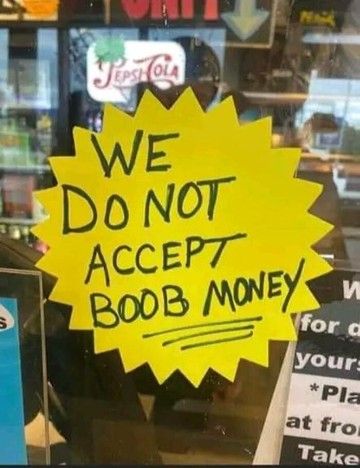 The Fact This Had To Become A Sign 😂