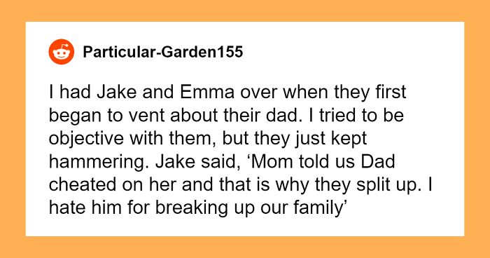 Kids Realize They’ve Been Blaming The Wrong Parent For The Divorce After Relative Speaks Out