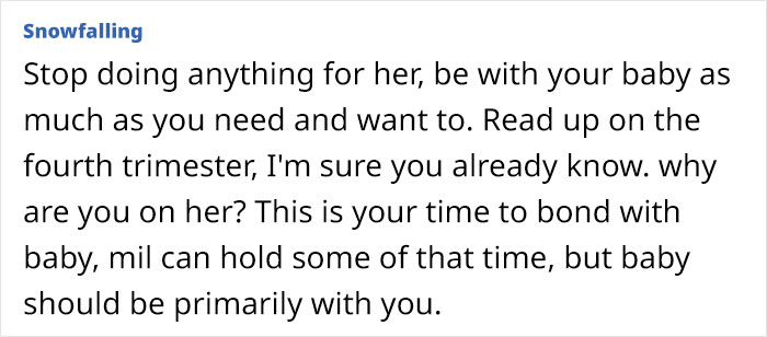 Mom At Wits' End With Her MIL, Can&rsquo;t Even Fathom The Thought Of Letting Her Hold The Baby