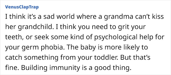 Mom At Wits' End With Her MIL, Can&rsquo;t Even Fathom The Thought Of Letting Her Hold The Baby