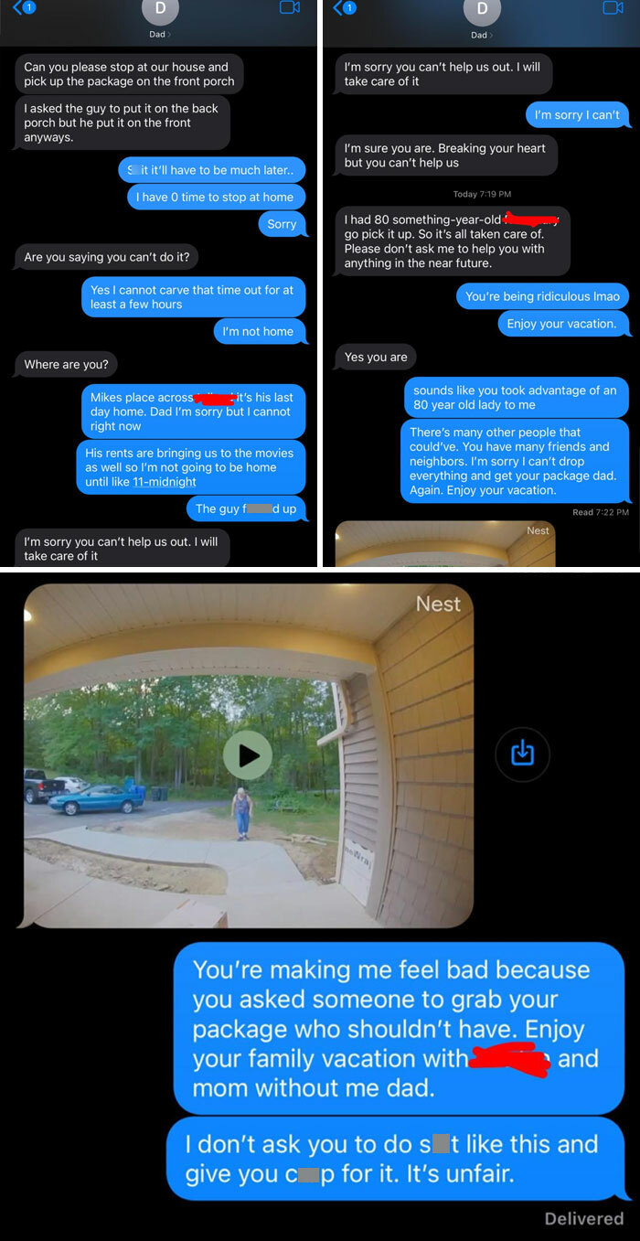 My Family Is On Vacation Without Me. I’m Away From Their House Visiting My Best Friend. Since I Don’t Run On Dad’s Time Anymore, He Had A Neighbor Do His Bidding And Blamed Me