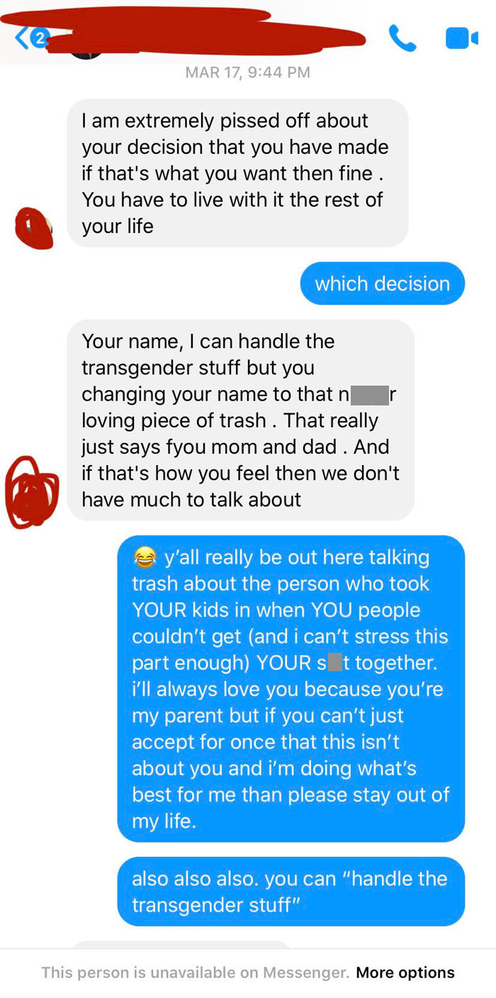 My Biological Dad Messaged Me On Facebook After Discovering That I Plan On Getting Adopted