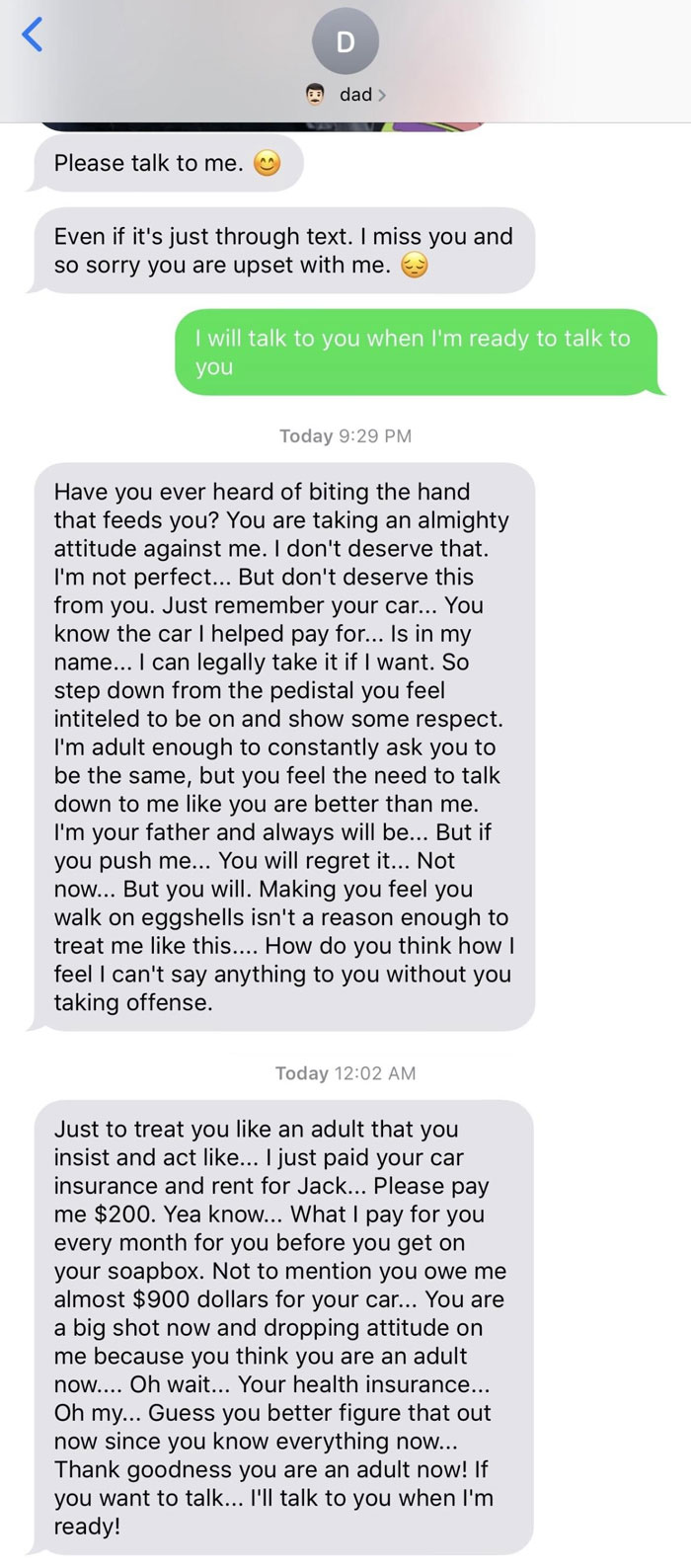 Almost The 5-Year Anniversary Of When My Dad Sent These To Me