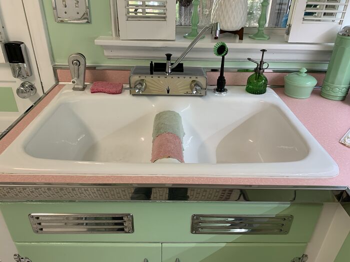 Dishmaster Faucet That We Recently Had Installed In Our Restored 1950 Kitchen. Originally Designed In 1948, A Dishmaster Is Much "More Than Just A Faucet"