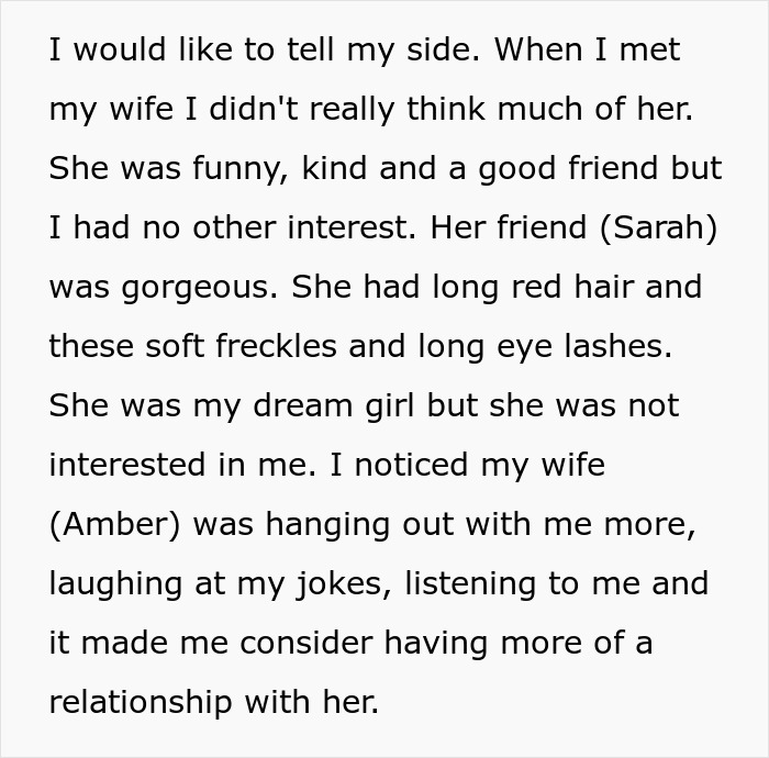 Wife Files For Divorce Soon After Husband Admits She Was A Backup Plan, Husband Cries &lsquo;Poor Me&rsquo;
