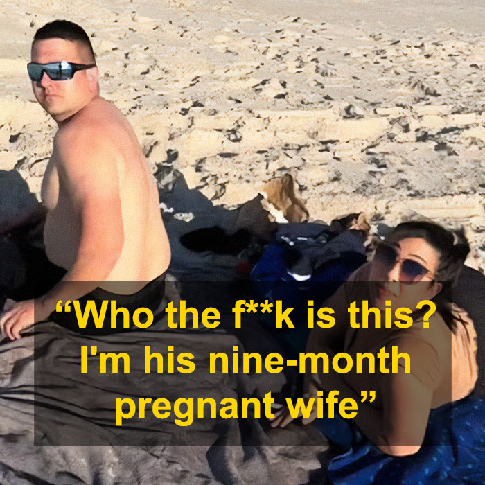 “I’m His Nine-Months-Pregnant Wife”: Woman Confronts Husband And Mistress At The Beach “I’m His Nine-Months-Pregnant Wife”: Woman Confronts Husband And Mistress At The Beach