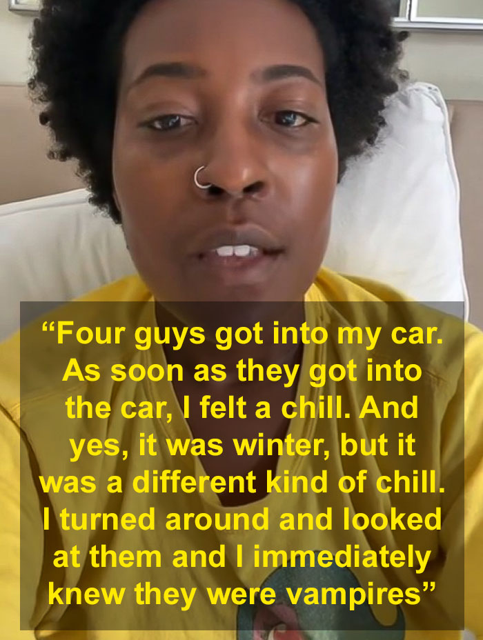 "I Immediately Knew": Lyft Driver Details Chilling Encounter With Possible Vampires