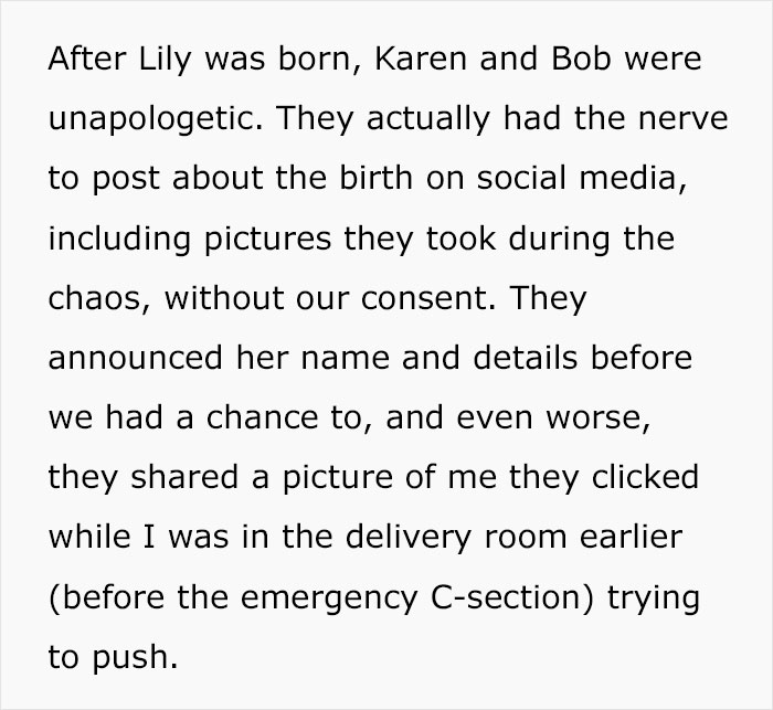 "AITA For Refusing To Let My In-Laws See My Daughter After What They Did During Her Birth?": Mom Shares Story