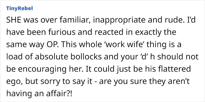 Guy’s Wife’s And “Work Wife’s” 20-Second Interaction At A Party Makes Him Question His Marriage Guy’s Wife’s And “Work Wife’s” 20-Second Interaction At A Party Makes Him Question His Marriage