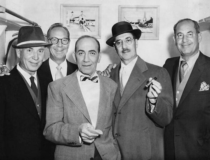 67 Years Ago, The Five Marx Brothers Appeared Together On Nbc Television’s The Tonight Show In 1957