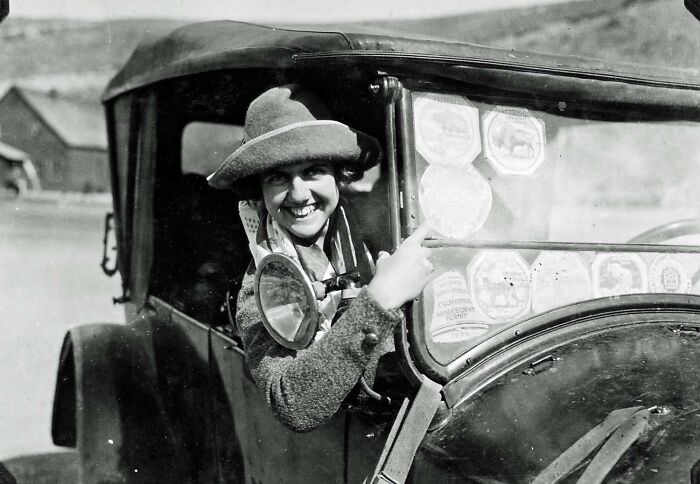 Window Stickers Once Used For Entry Into Yellowstone Park