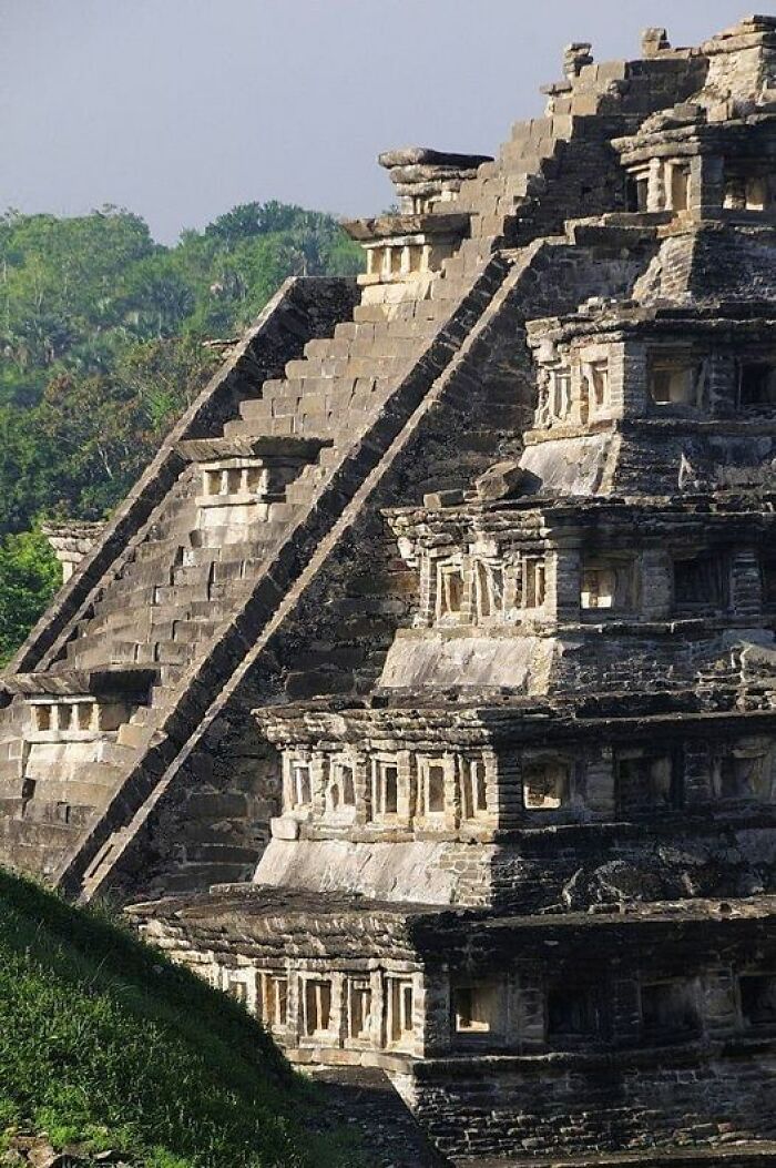 The Pyramid Of The Niches Is A Stunning Architectural Feat Located In The Ancient City Of El Tajín, Veracruz, Mexico