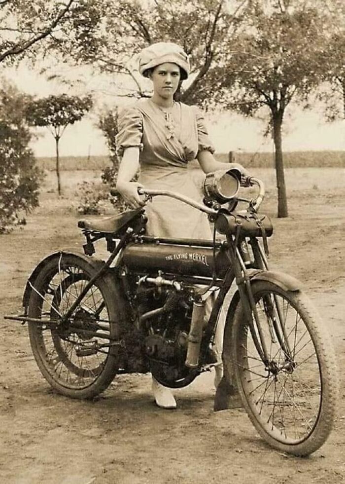 The Flying Merkel Motorcycle, 1910 - Milwaukee