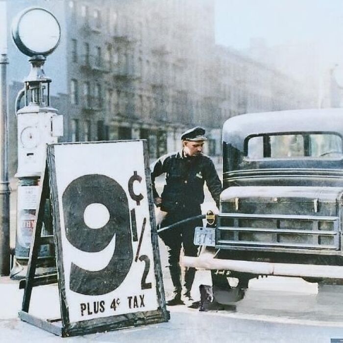 A Modern New York Filling Station In The 1920s