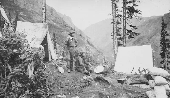 Camp Of The Miners Of The North Star And Mountaineer Lodes. San Juan County, Colorado, 1875