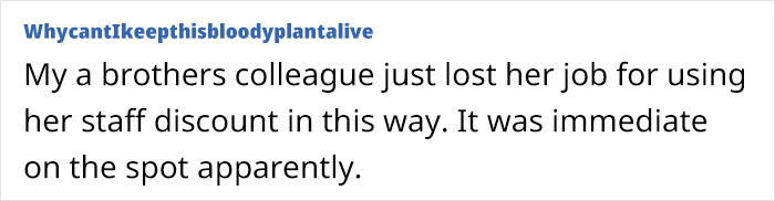 Relatives Harass Woman By Constantly Using Her Staff Discount At Luxury Store, She Has Had Enough