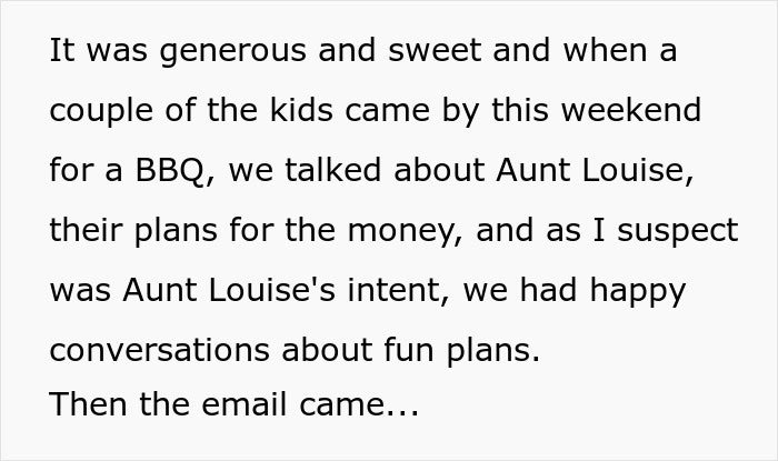 Aunt’s Generous Gift Turns Into A Headache As Her Greedy Daughter Demands It Back Aunt’s Generous Gift Turns Into A Headache As Her Greedy Daughter Demands It Back