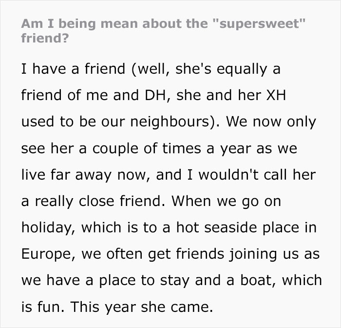 Woman Is Fed Up With Her Toxically Sweet Friend, Wonders If It&rsquo;s Not Just Her