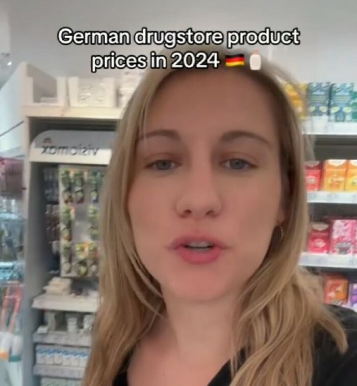 "I'm Going To Show You": Woman Shares Drug Store Prices In Germany "I'm Going To Show You": Woman Shares Drug Store Prices In Germany