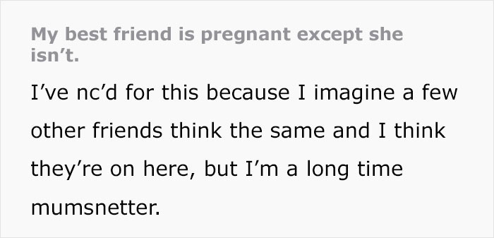 Best Friend’s Mysterious Pregnancy Causes Rift, No Baby Bump At 9 Months Leaves Friend Puzzled Best Friend’s Mysterious Pregnancy Causes Rift, No Baby Bump At 9 Months Leaves Friend Puzzled