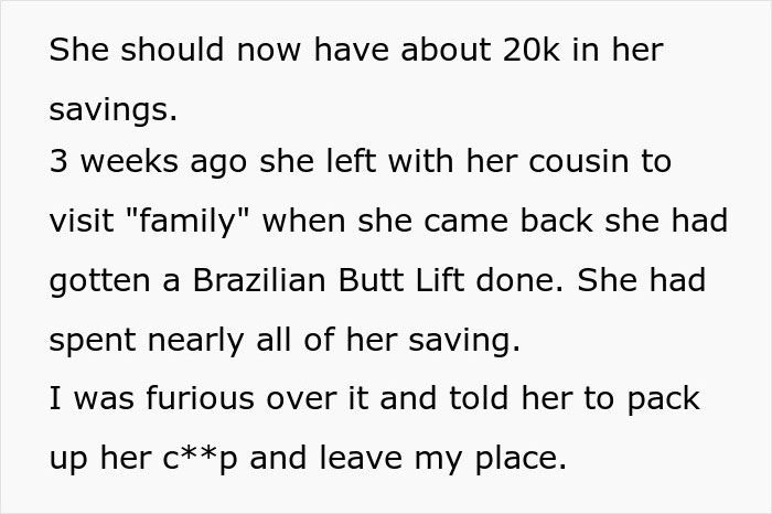Man Leaves GF To Face The Consequences Of Her Fresh BBL Alone, Leaves Her Homeless Man Leaves GF To Face The Consequences Of Her Fresh BBL Alone, Leaves Her Homeless